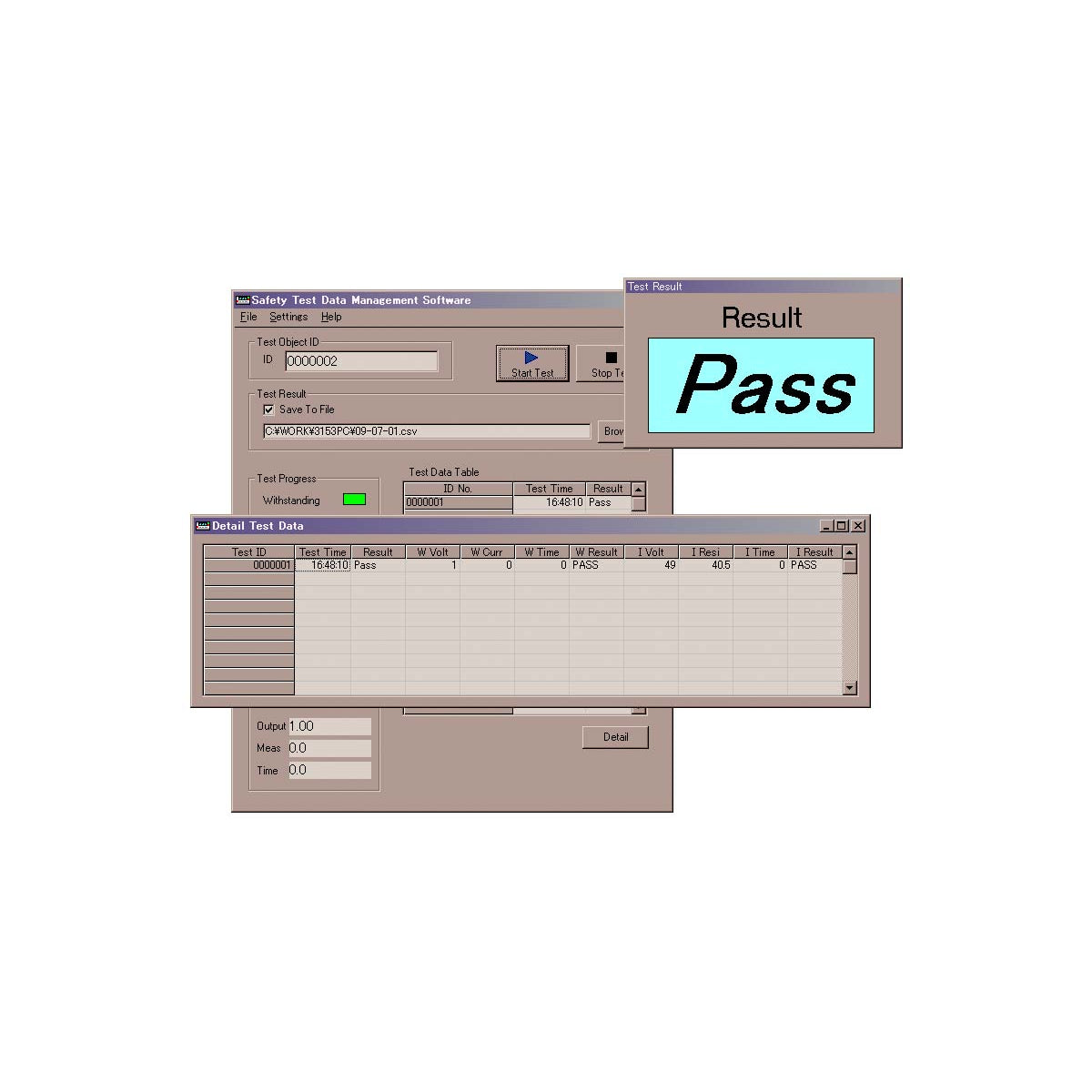 Hioki 9267 Sikkerhedstest Datahåndteringssoftware