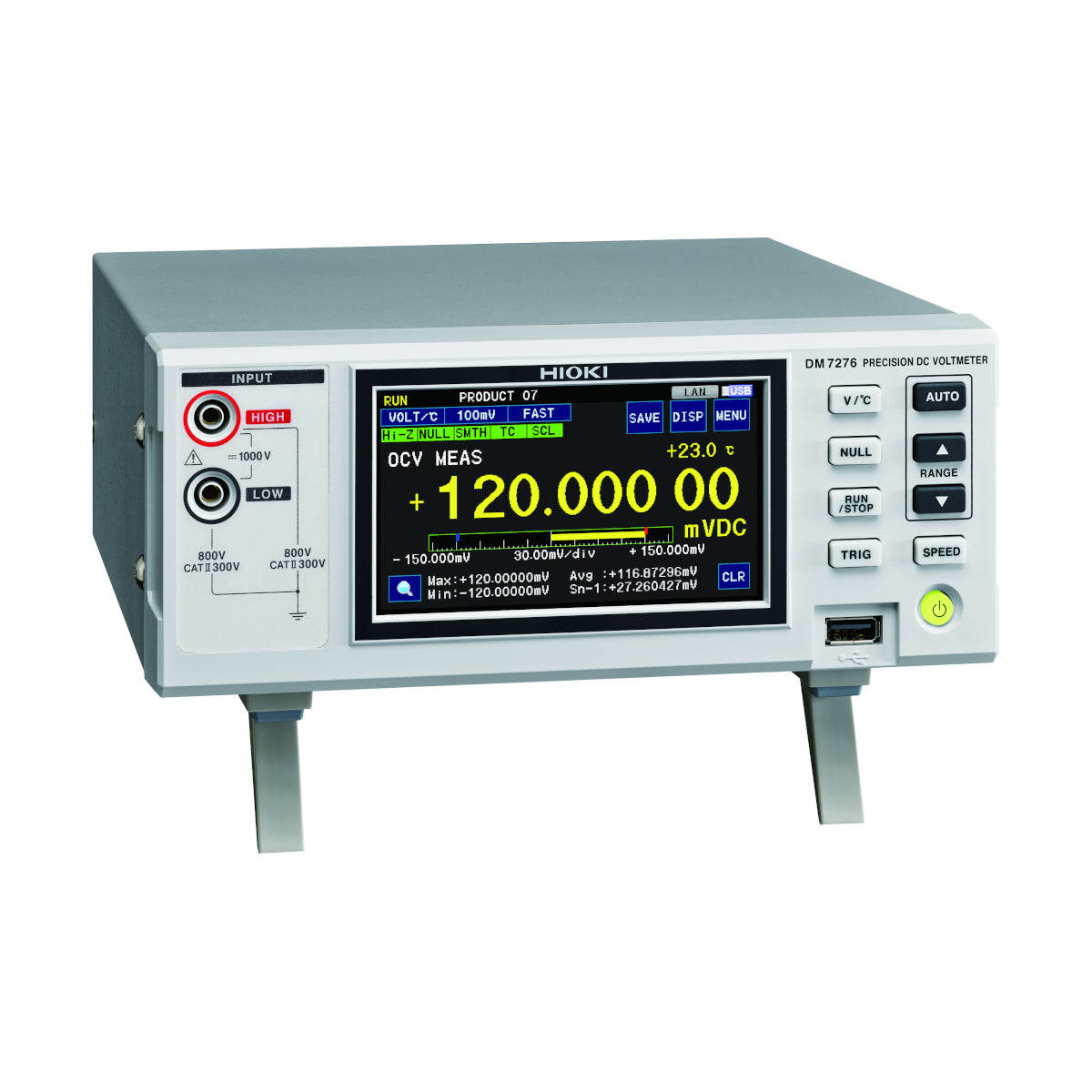 Hioki DM7276-01 Precision DC Voltmeter