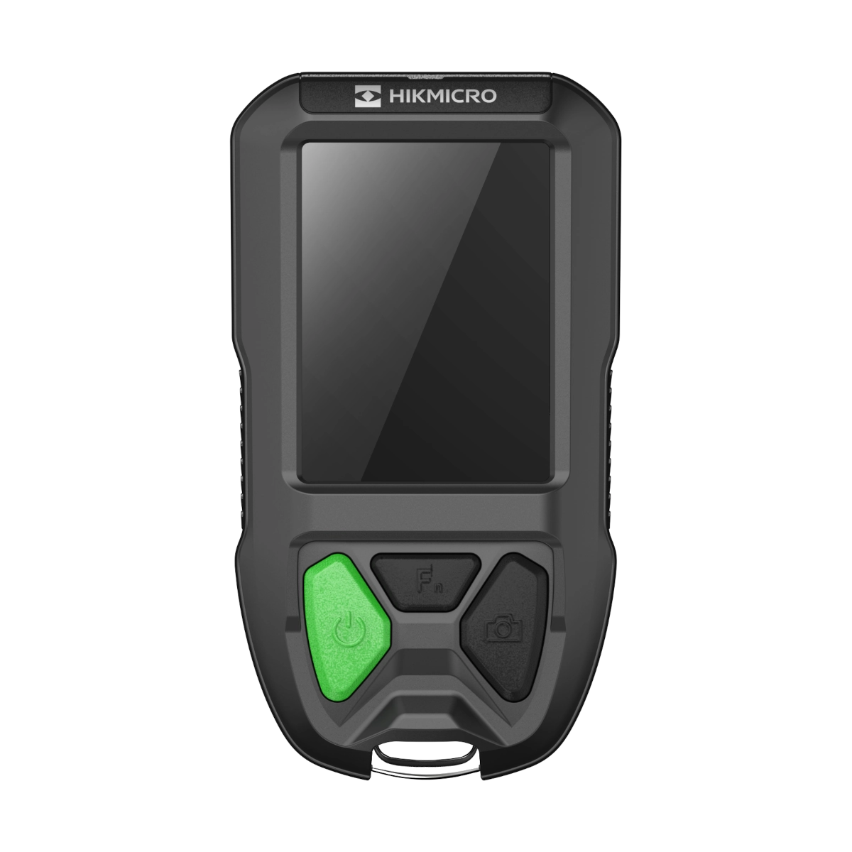 HIKMICRO FP31 Handheld Firefighting Thermography Camera with a green button and Hikmicro branding on a white background