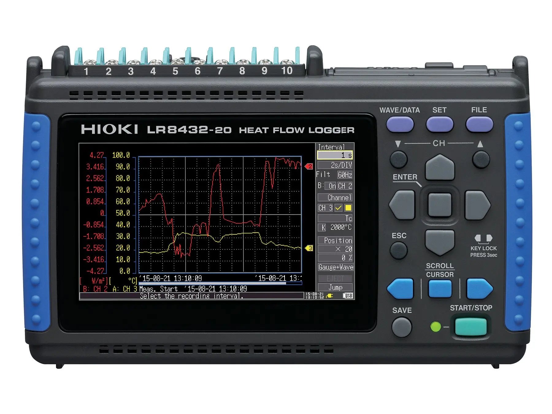 Hioki LR8432-20 Heat Flow Logger