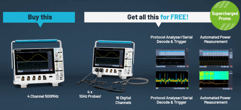 Tilbud på Tektronix MDO3 oscilloskop
