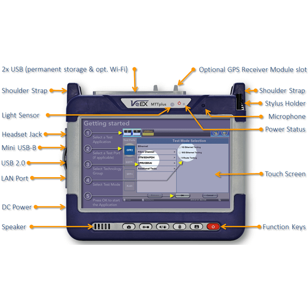 VeEX MTTplus Smart Productivity Test Platform