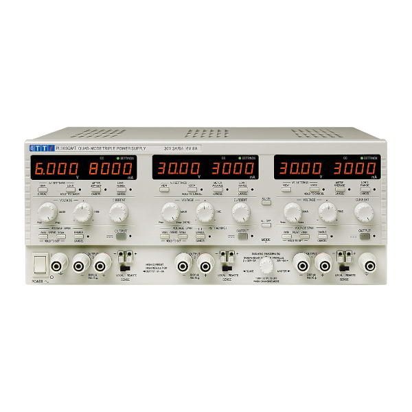 Aim-TTi PL303QMT Strømforsyning Triple 0-30V/0-3A,0-6V/0-8A