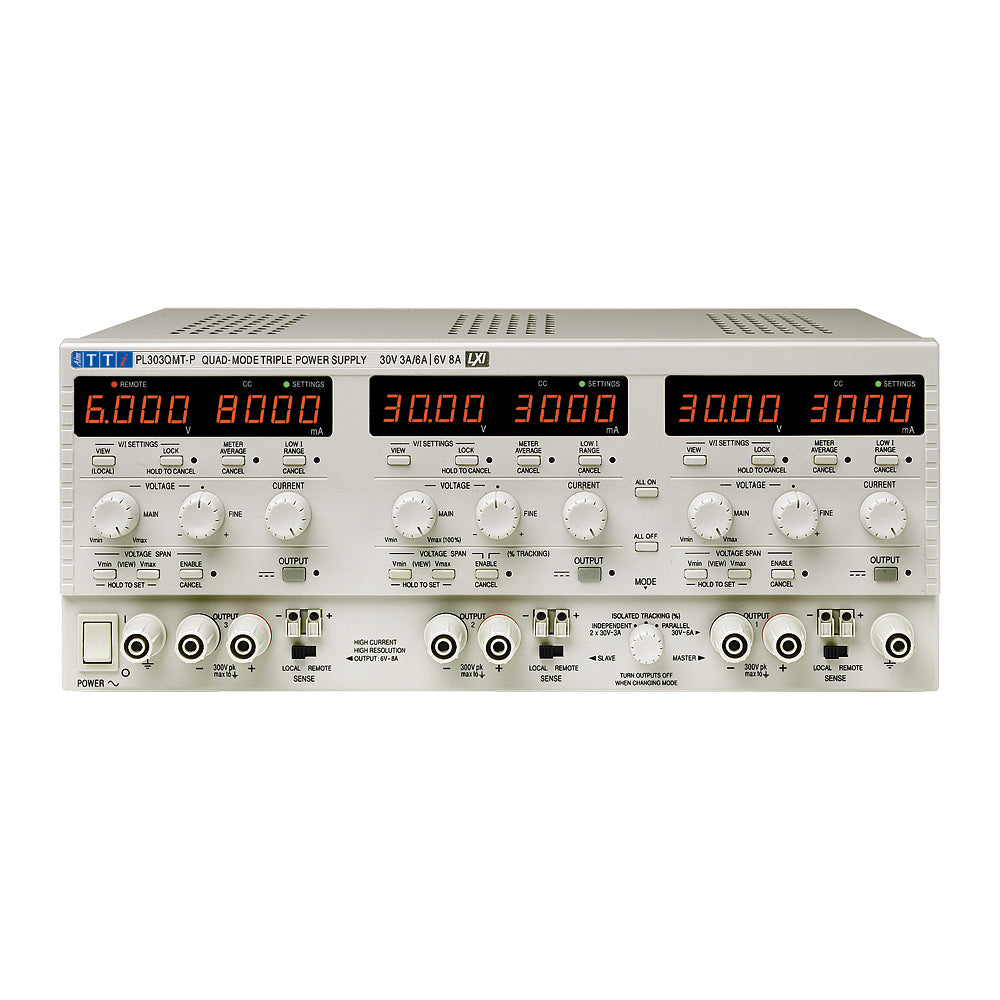 Aim-TTi PL303QMT-P(G) Power Supply Triple 0-30V/0-3A,0-6V/0-8A