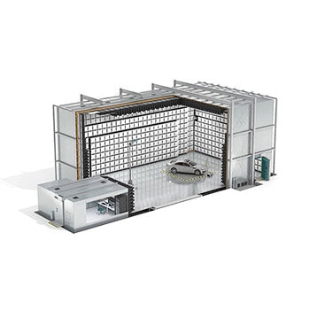 Shielded surveillance systems for EMC test facilities