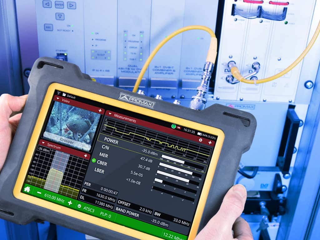 Promax ATLAS NG Broadcast Analyzer (DVB and ATSC 3.0)