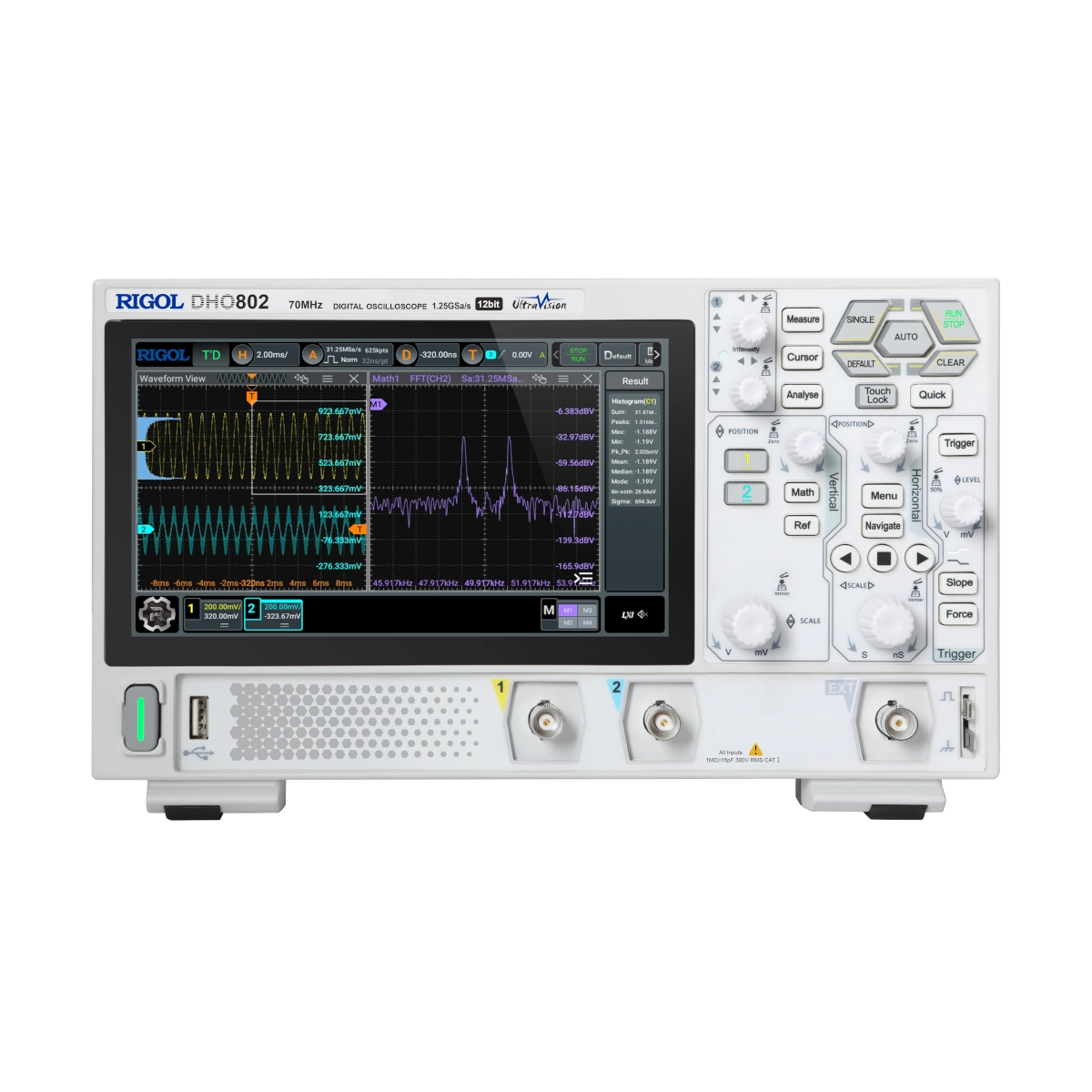 RIGOL DHO802 70MHz Oscilloscope