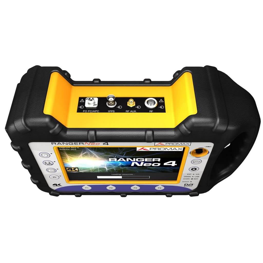 Promax RANGERNeo 4 4k-UHD Top class TV & Satellite Analyzer (DVB & ISDBT)