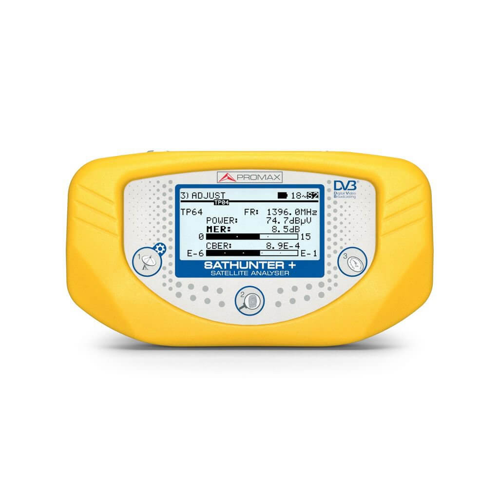 Promax SATHUNTER+ DVB-S/S2 and DSS Satellite hunter