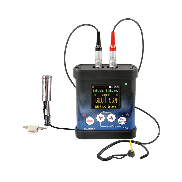 DEMO - Svantek SV 102A+ Klasse 1 Dual-Channel Støjdosimeter