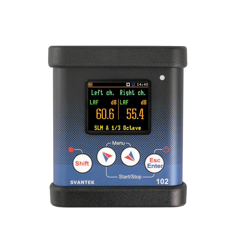 DEMO - Svantek SV 102A+ Klasse 1 Dual-Channel Støjdosimeter