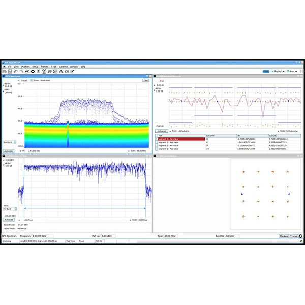 Tektronix SignalVu-PC RF Spektrumanalysator Software