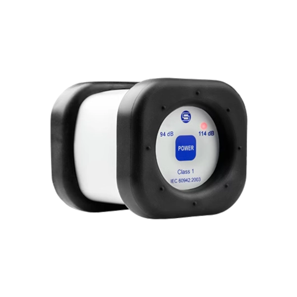 Black Svantek SV 36 Class 1 Sound Calibrator on a white background