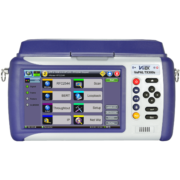 VeEX TX320s OTN, SDH/SONET, Ethernet and Fibre Channel Test Set