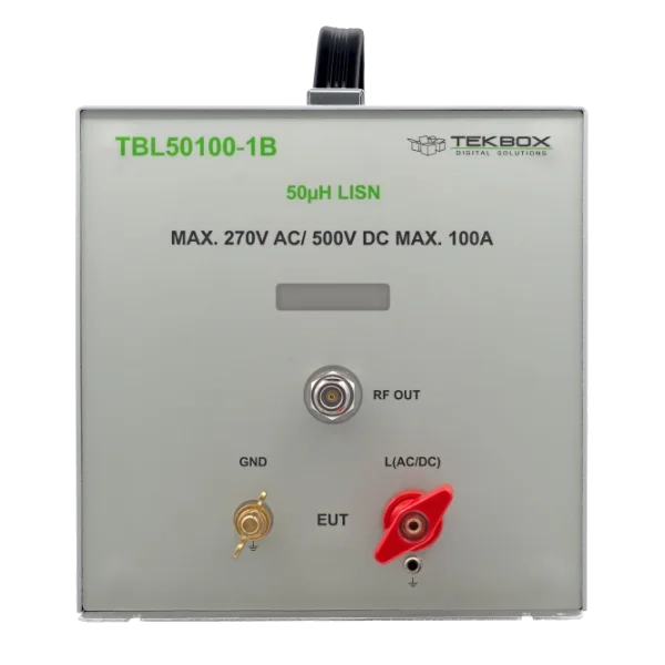 Tekbox TBL50100-1B 50UH LISN - CISPR 16 Front