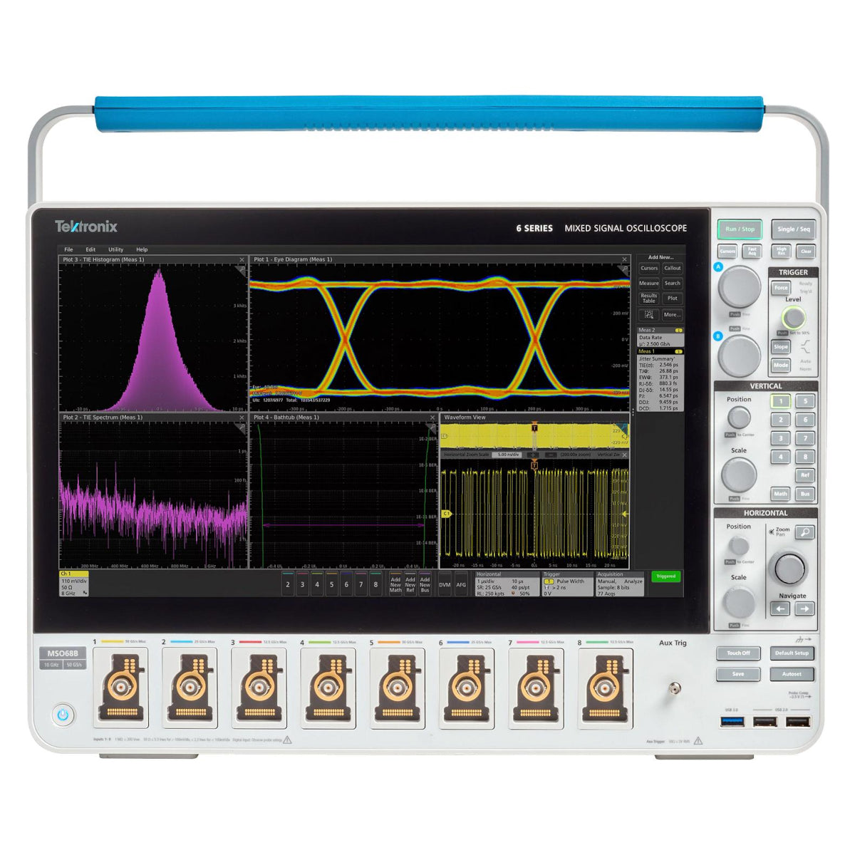 Tektronix MSO68B 6 GHz oscilloskop