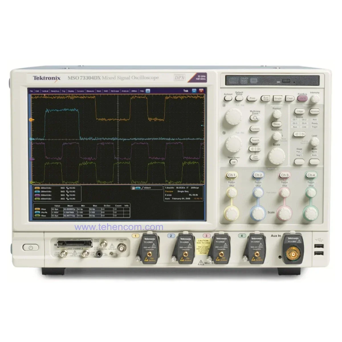 Tektronix MSO72004DX blandet signal oscilloskop