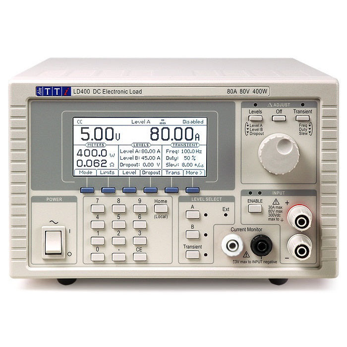 Aim-TTi LD400 DC 360W 80A 80V Electronic Load