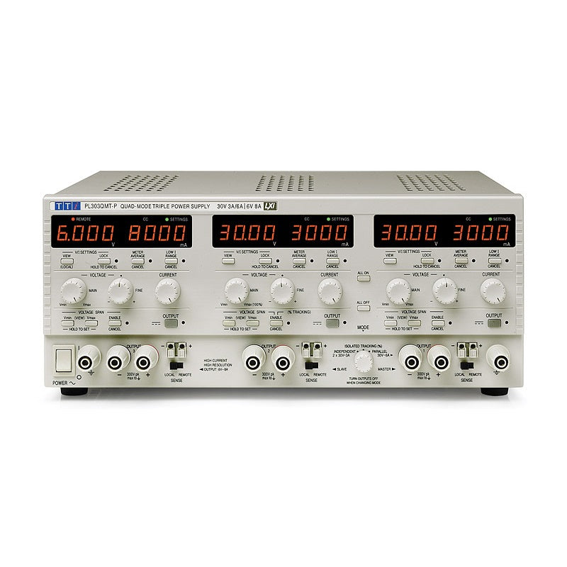 Aim-TTi PL303QMT-P Strømforsyning Triple 0-30V/0-3A,0-6V/0-8A