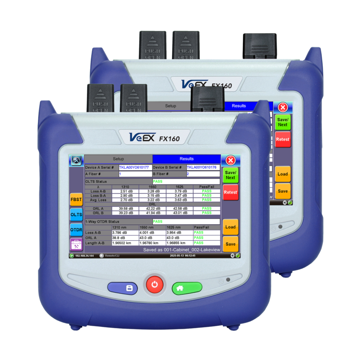 VeEX FX160 Handheld Bidirectional Tester
