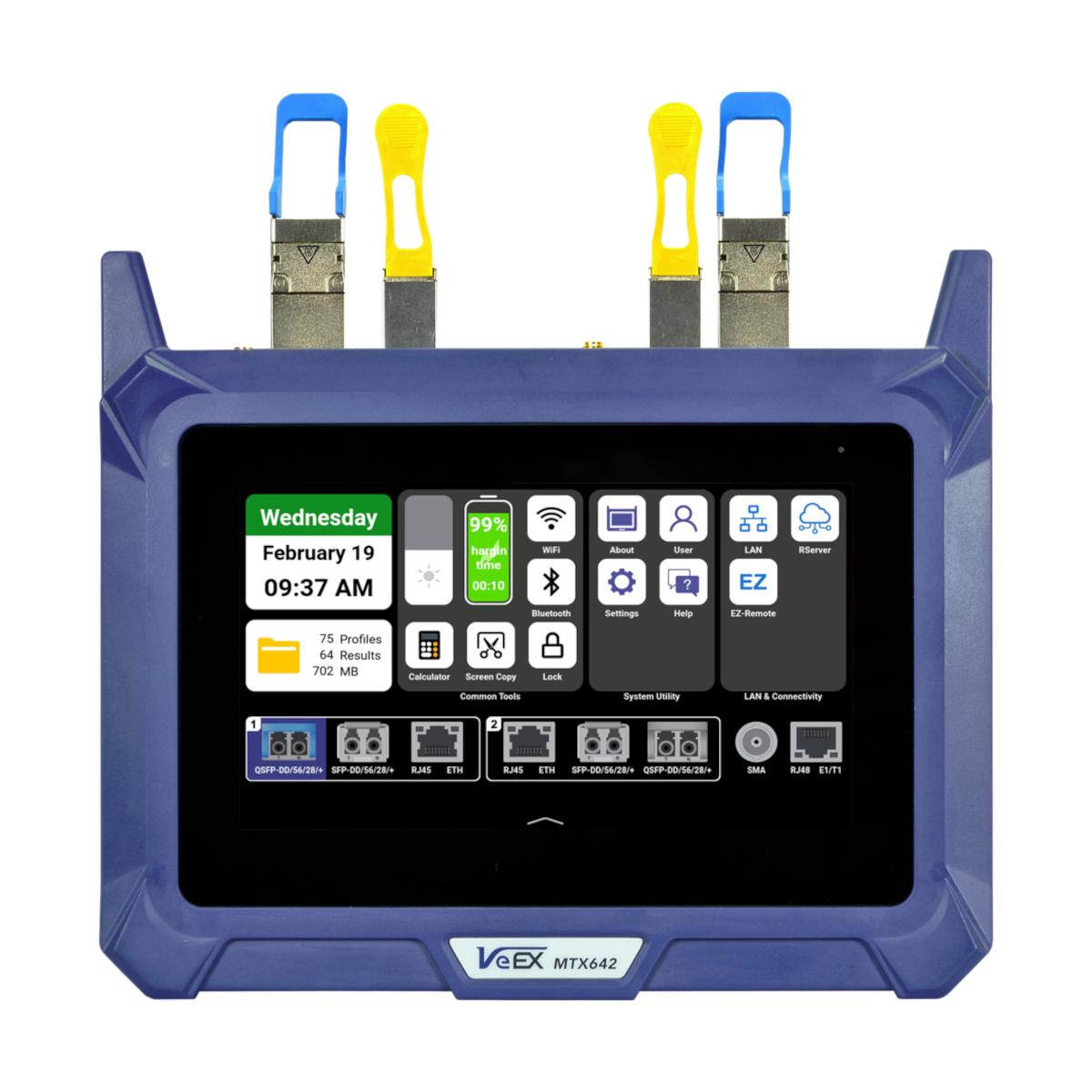 VeEX MTX642 Dual 400G Portable Test Set