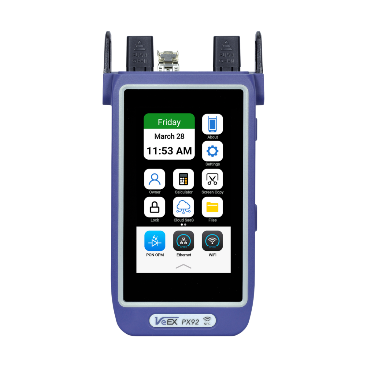 VeEX PX92 Multi-Gigabit Internet Services, Ethernet Speed & Wi-Fi Test Solution