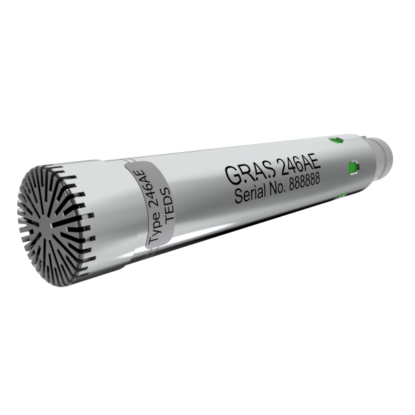 GRAS 246AE 1/2'' CCP Free-field Standard SysCheck2™ Microphone Set