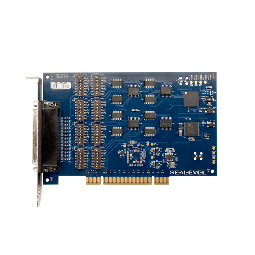 Sealevel 7804c PCI 8-Port RS-232, RS-422, RS-485 Serial Interface
