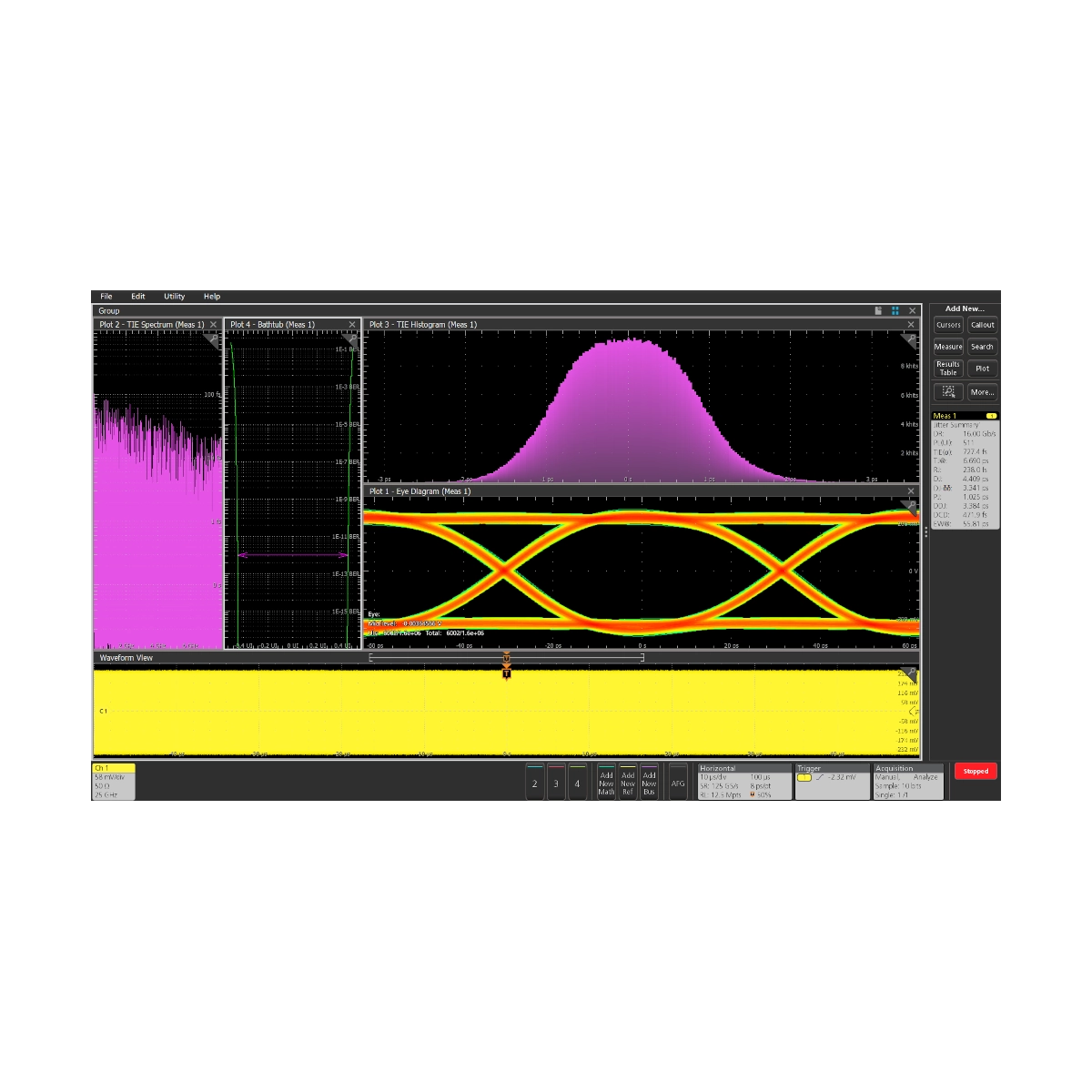 Tektronix DPO714AX 25 GHz Digital Phosphor Oscilloskop