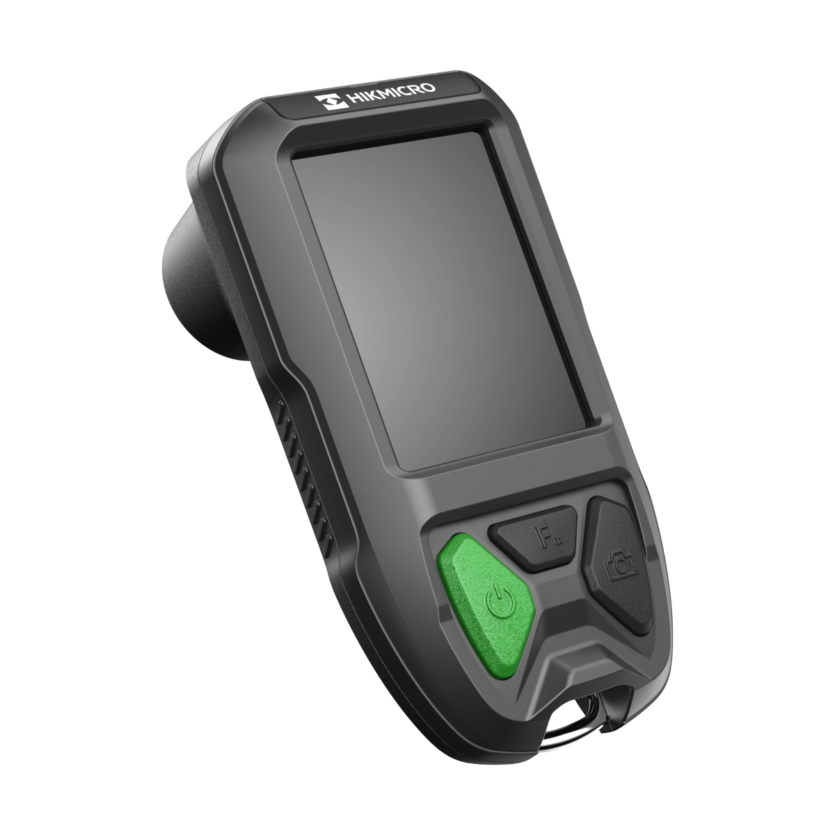 HIKMICRO FP31 Handheld Firefighting Thermography Camera with screen and control buttons on a white background