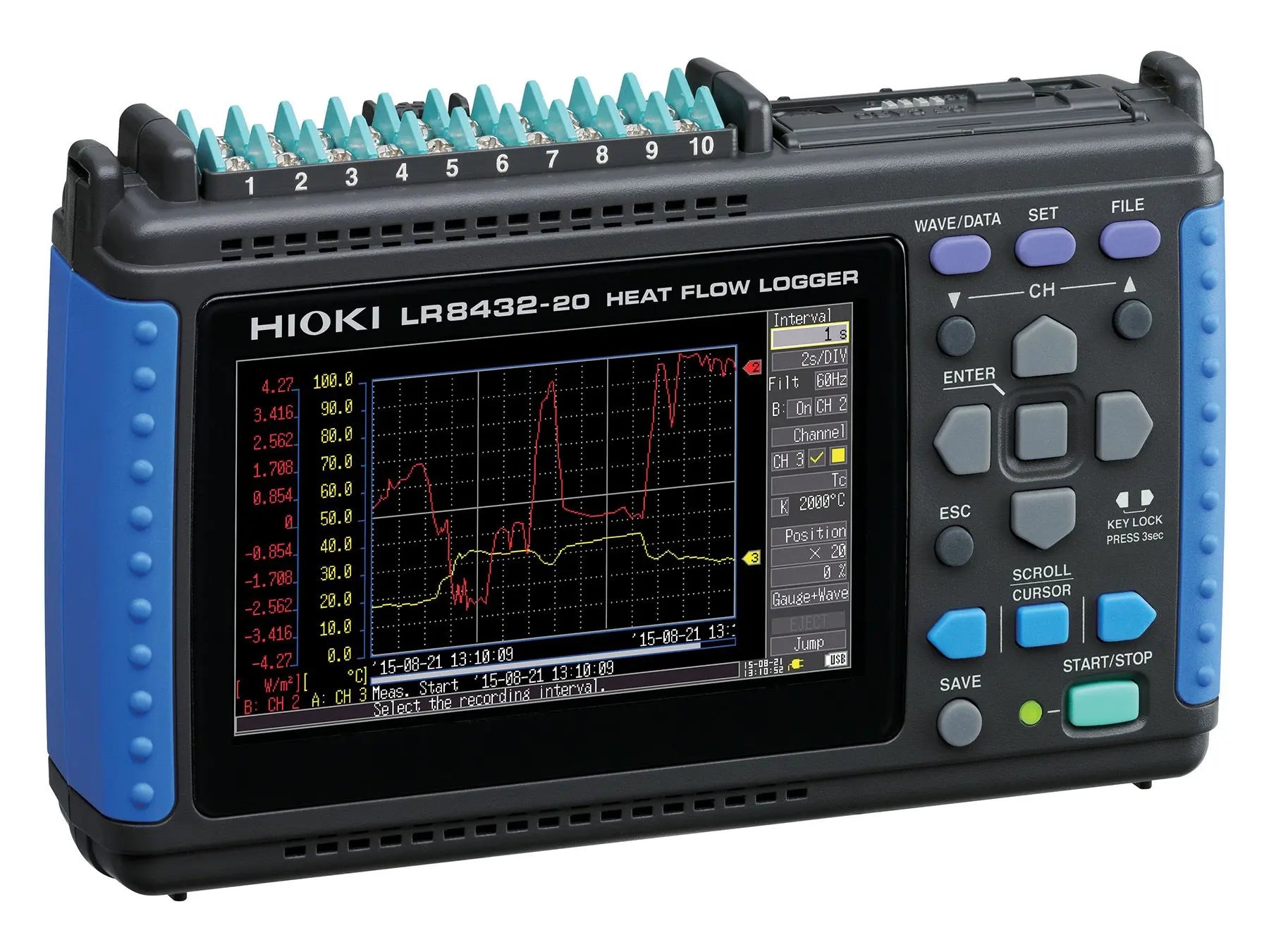 Hioki LR8432-20 Heat Flow Logger
