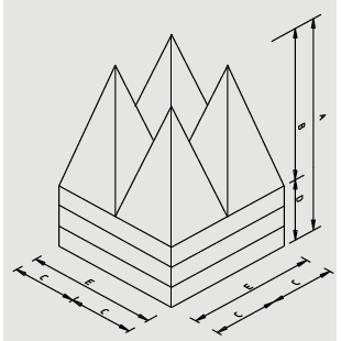 SIEPEL MI Multi-Layer Pyramidal Absorber