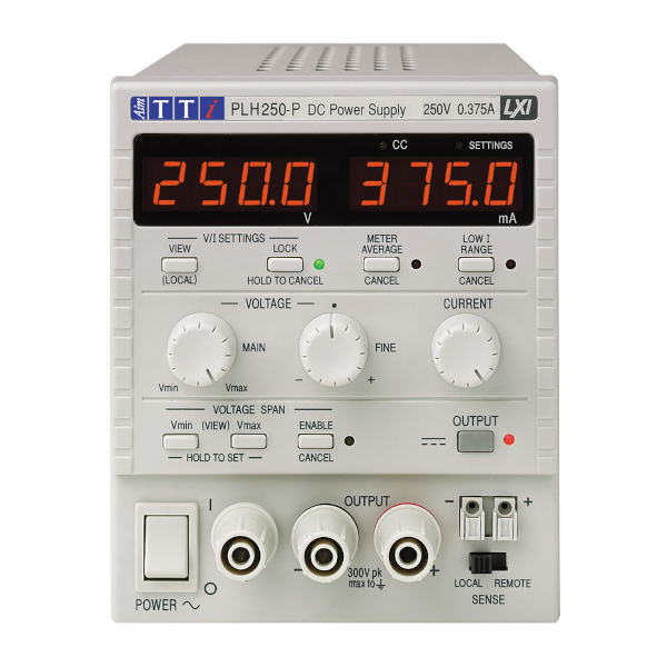 Aim-TTi PLH250-P Power Supply Single 0-250V/0-0.375A