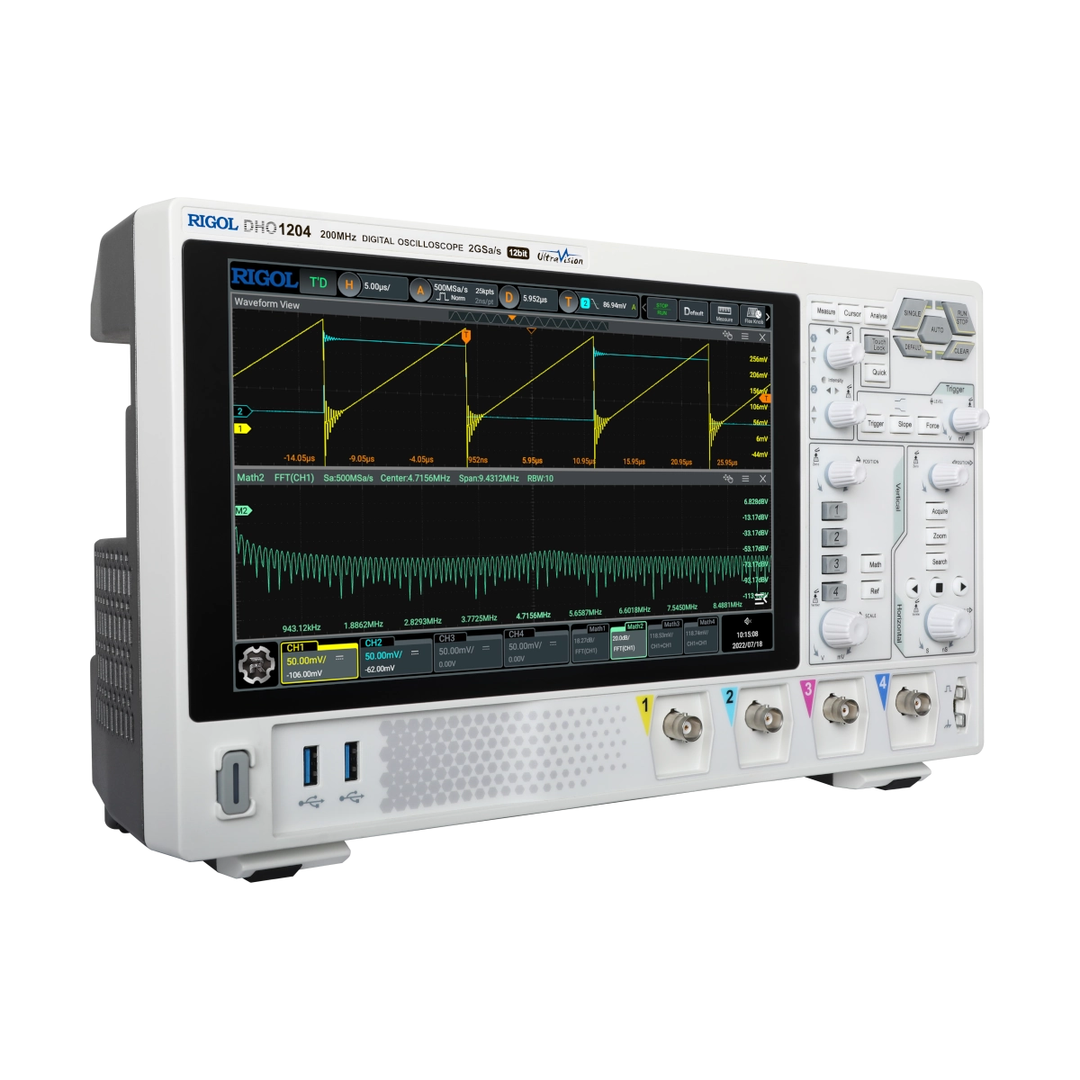 RIGOL DHO1204 200 MHz Oscilloscope