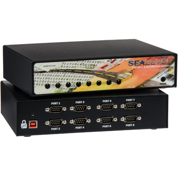 Sealevel 2802 USB to 8-Port RS-422, RS-485 DB9 Serial Interface Adapter