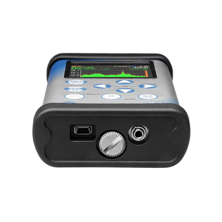 Svantek SVAN 974 Vibration Meter and FFT Analyser with display and control buttons on a white background