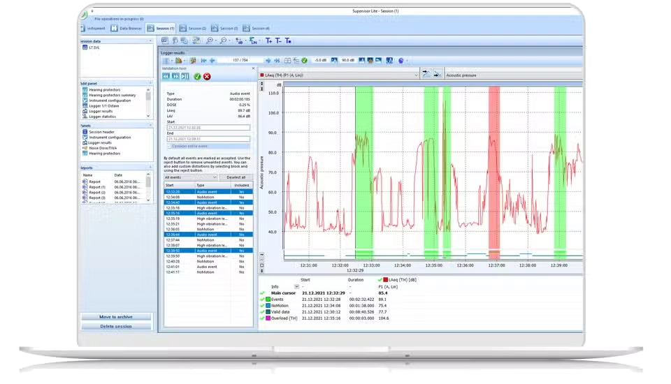 Svantek Supervisor PC Software for Health and Safety