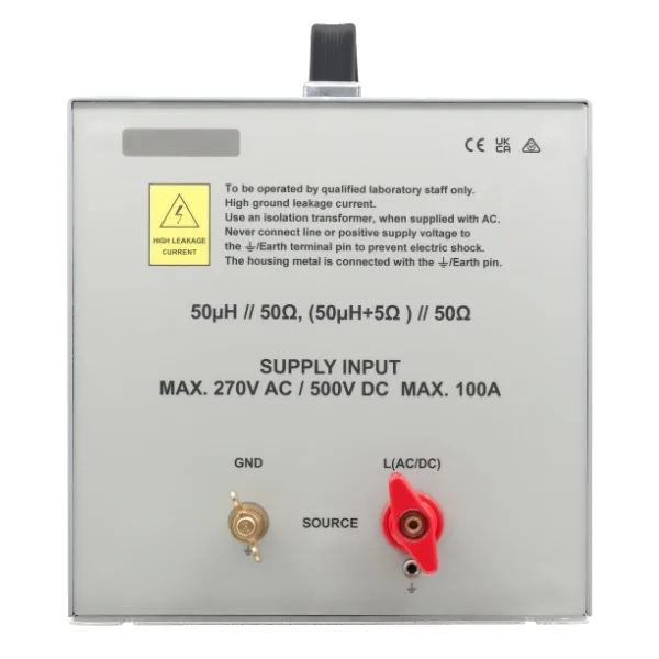 Tekbox TBL50100-1B 50UH LISN - CISPR 16 Back