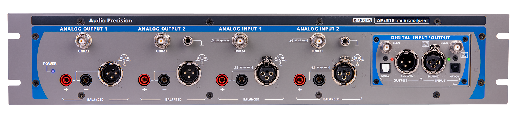 DEMO - Audio Precision APx516B Audio Analyzer m. DIO modul 