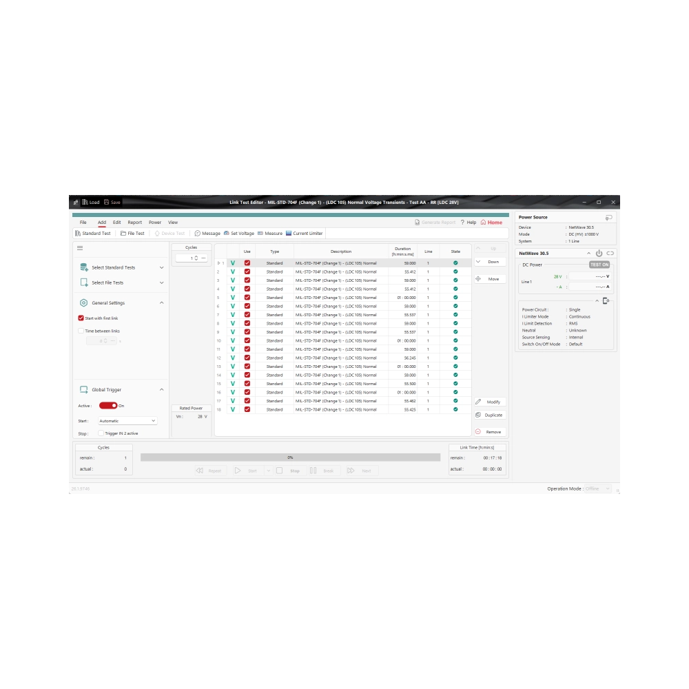 EM Test CTS-FLX Compliance Test Studio Software