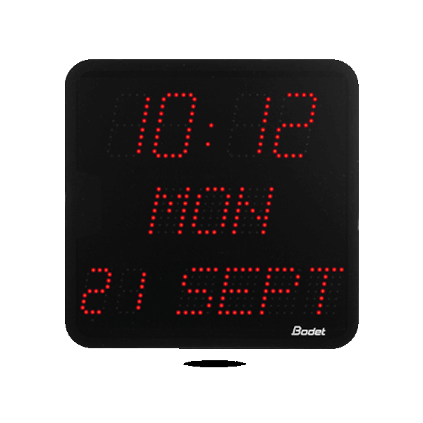 Bodet Style 7 Date Indoor LED Clock