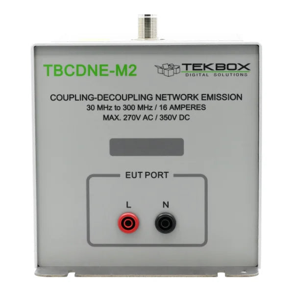 TEKBOX TBCDNE-M2 Kobling af afkobling af netværk Emission