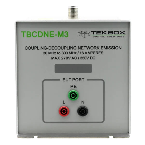 TEKBOX TBCDNE-M3 Kobling afkobling af netværk Emission
